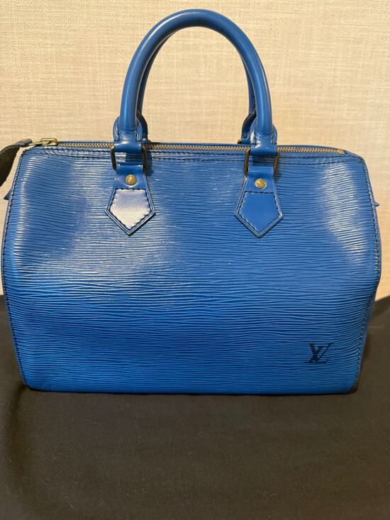 Louis Vuitton Handbags - Louis Vuitton speedy 25 - blue EPI Boston bag